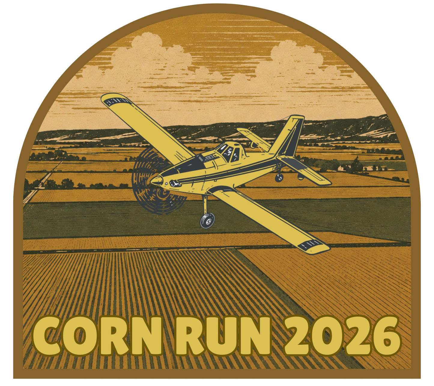 Corn Run 2026 Sticker