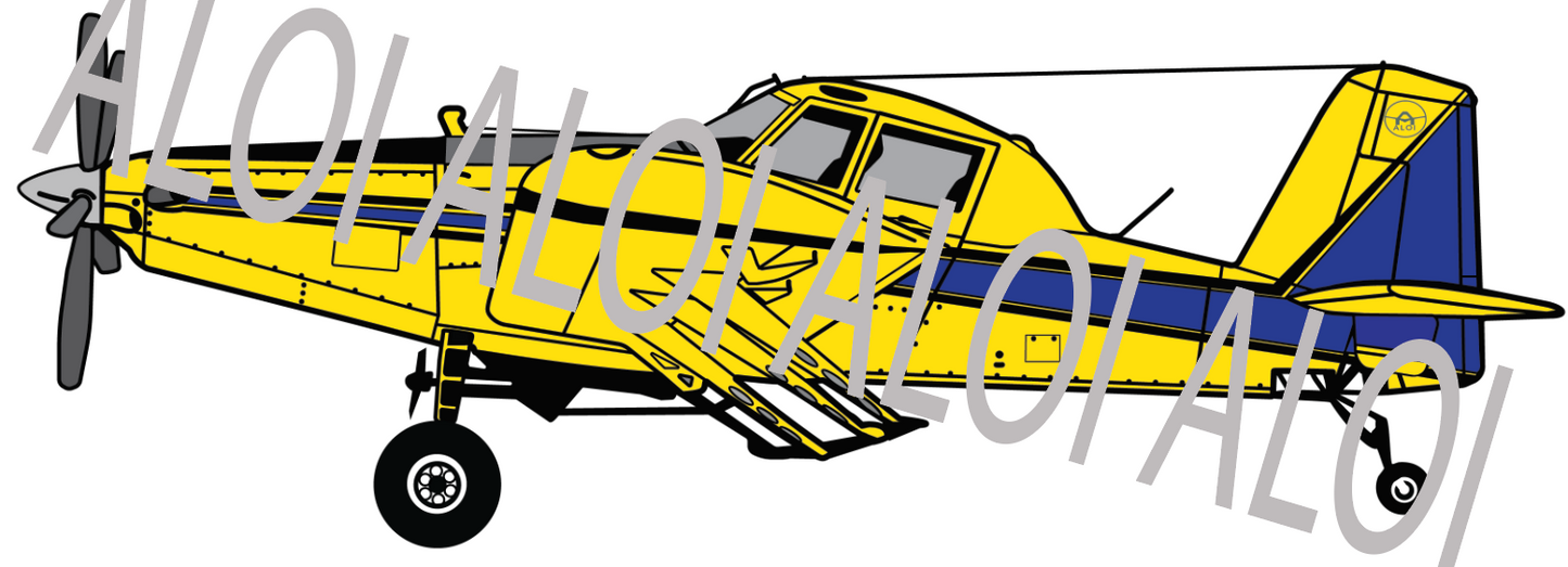 Yellow and Blue AT802 Dual Cockpit Mug