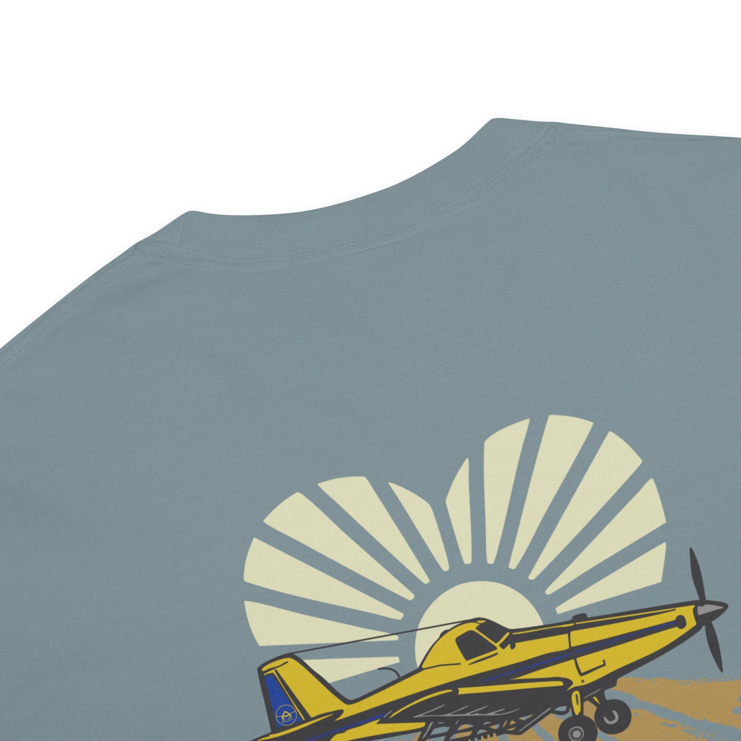 Yellow & Blue 802 Floral Heartburst